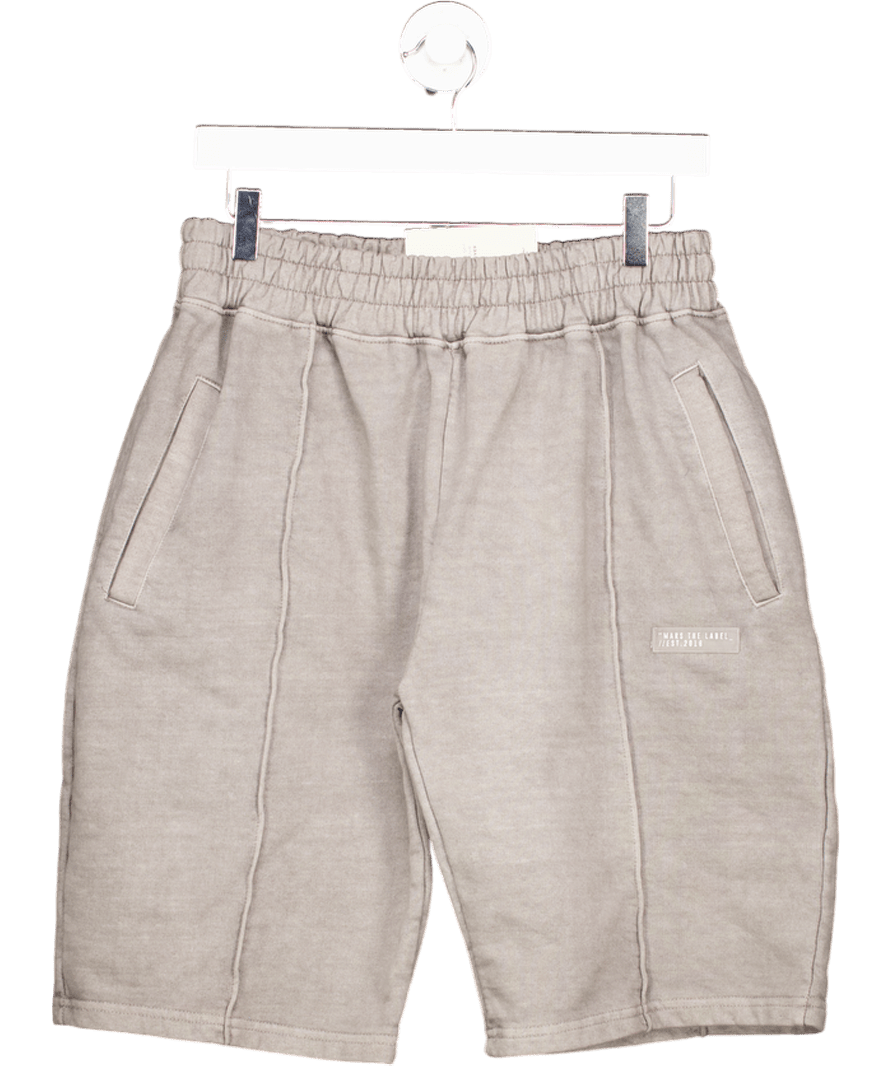 Mars the Label Jogger Shorts In Grey Wash UK XL - Reliked