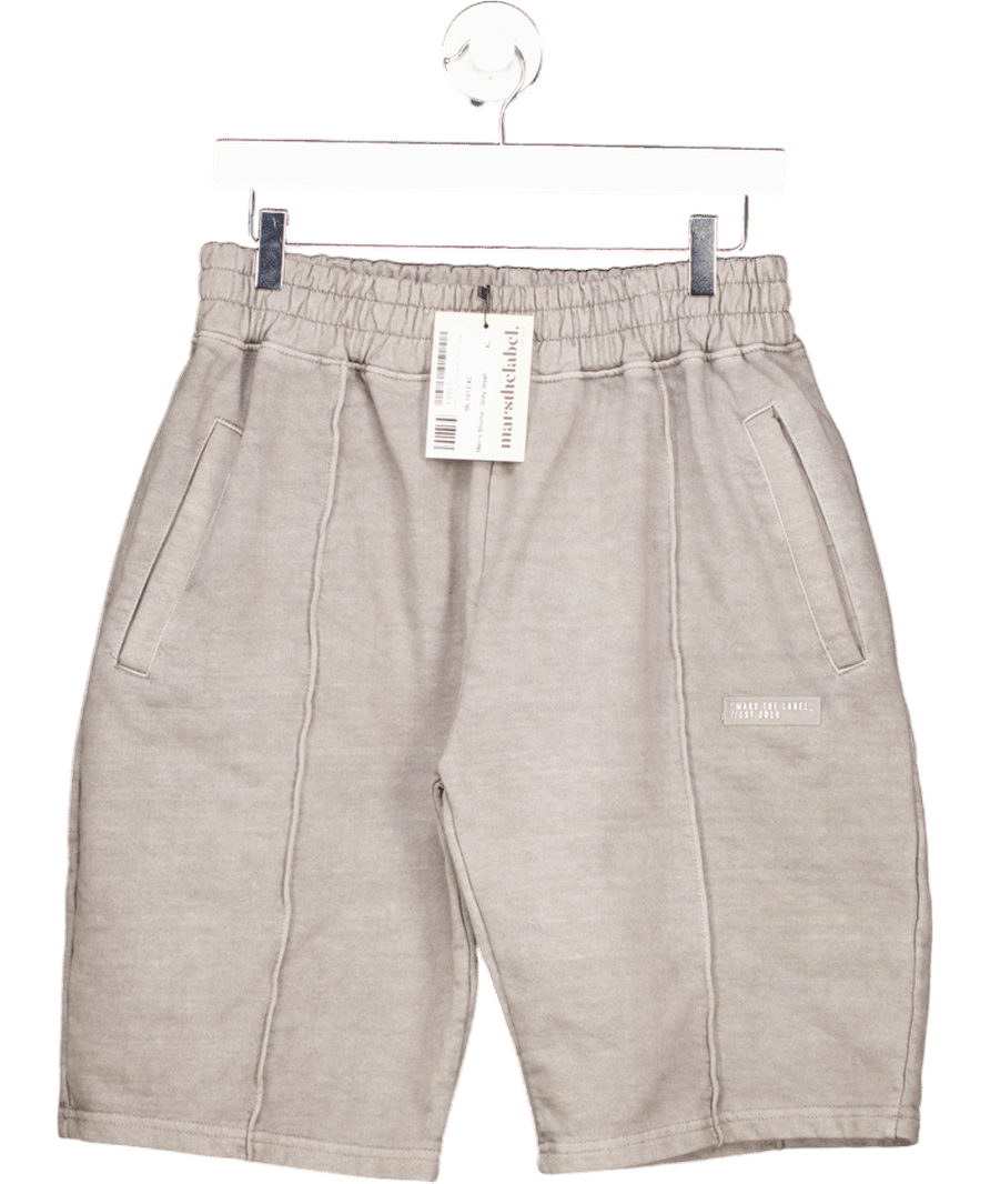 Mars the Label Jogger Shorts In Grey Wash UK XL - Reliked