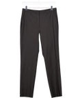 Massimo Dutti Black Straight - leg Cotton Blend Trousers UK 8 - Reliked