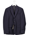 Massimo Dutti Navy Blue 100% Wool Suit Blazer UK 36" CHEST - Reliked