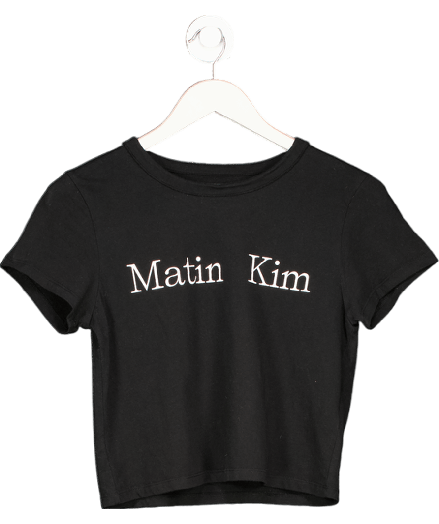 Matin kim Black Logo Top UK M - Reliked