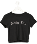 Matin kim Black Logo Top UK M - Reliked