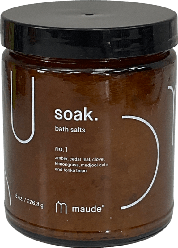 maude Soak No. 1 Nourishing Mineral Bath Salts 8oz - Reliked