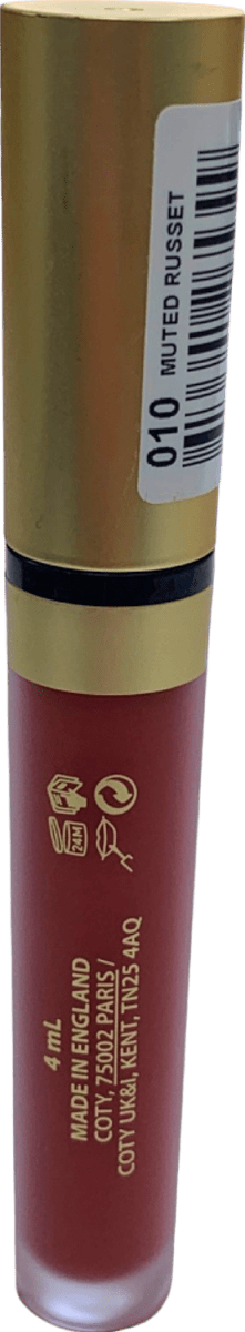 Max Factor Colour Elixir Soft Matte 010 Muted Russet 4ml - Reliked