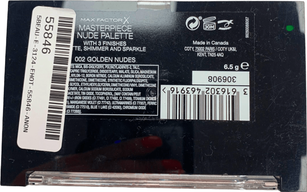 Max Factor Masterpiece Nude Palette 002 Golden Nudes 6.5g - Reliked