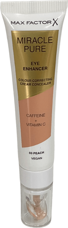 Max Factor Miracle Pure Colour Correcting & Anti - fatigue Eye Enhancer 03 Peach 10ml - Reliked