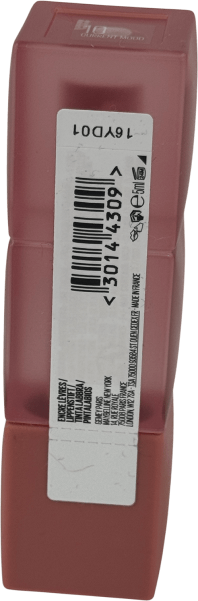 Maybelline Super Stay Teddy Tint Liquid Lip Tint 10 Current Mood one - Reliked