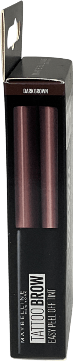 Maybelline Tattoo Gel Eyebrow Tint Peel Dark Brown One size - Reliked