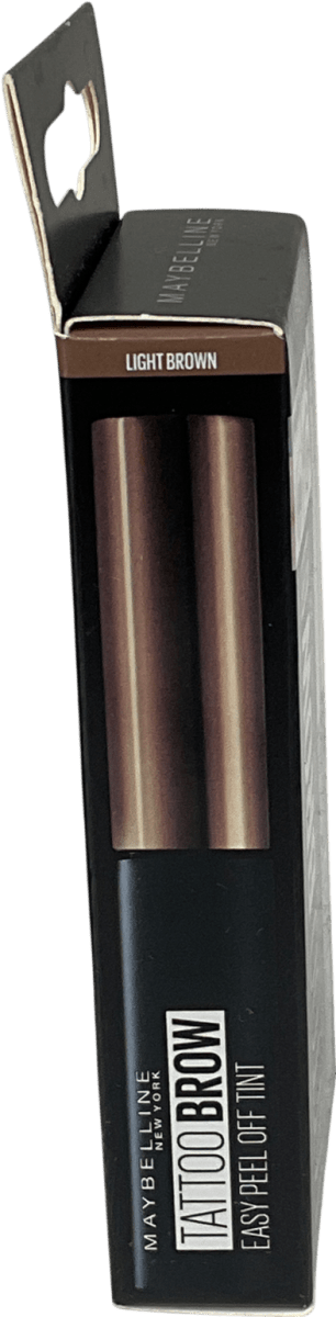 Maybelline Tattoo Gel Eyebrow Tint Peel Light Brown One size - Reliked