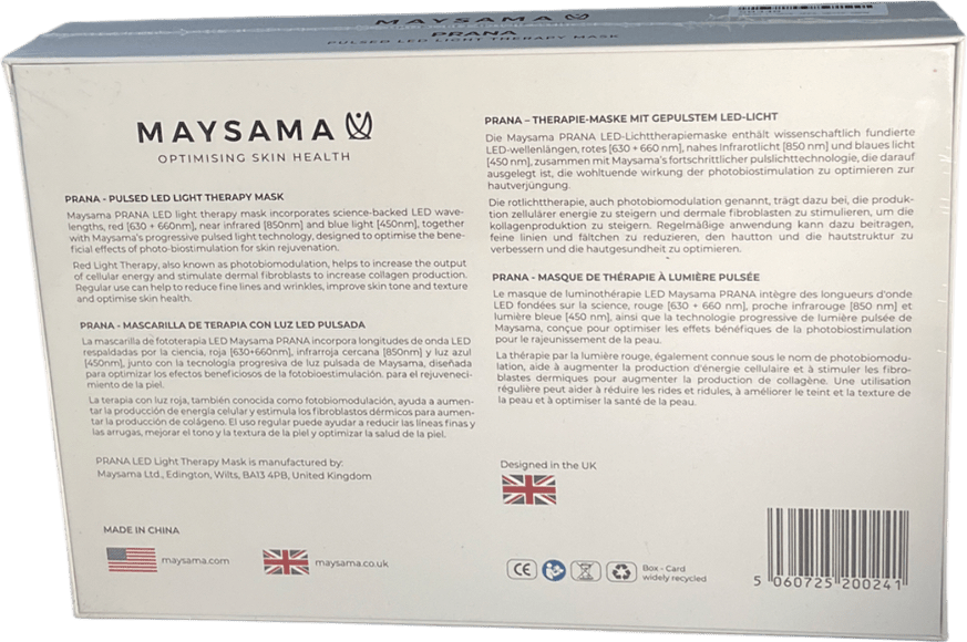 maysama Prana Led Light Therapy Mask One size - Reliked