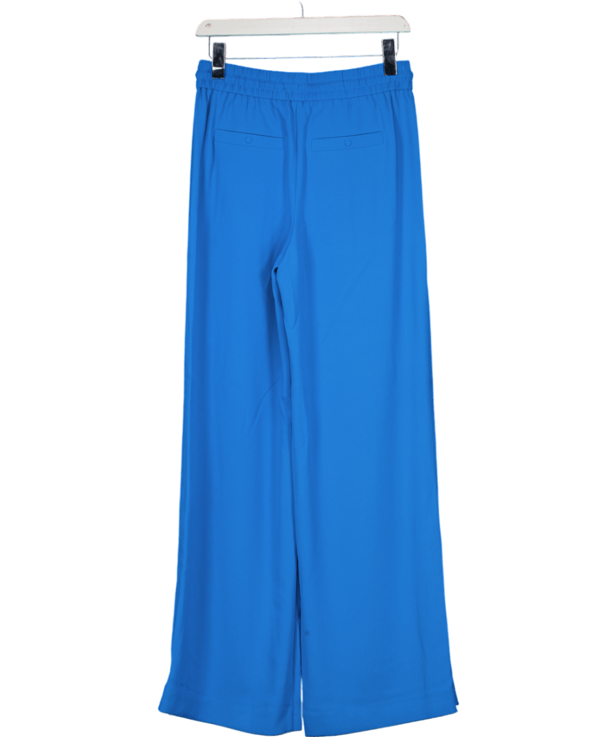 ME + EM Aqua Blue wide leg trousers UK 8 - Reliked