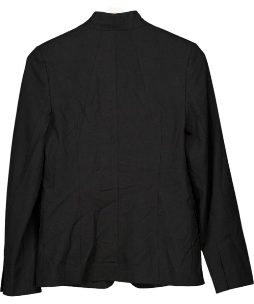 ME + EM Black Textured Summer Tailoring Blazer UK 8 - Reliked