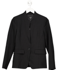 ME + EM Black Textured Summer Tailoring Blazer UK 8 - Reliked
