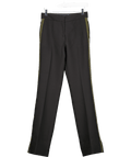 ME + EM Black Trousers With Green White Side Stripe UK 6 - Reliked