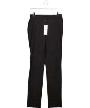 ME + EM Black Viscose/cotton Blend Biker Skinny Trousers W26