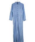 ME + EM Blue Lightweight Non - stretch Denim Jumpsuit UK 8 - Reliked