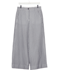 ME + EM Blue Navy Stripe Wide - leg Trousers UK 10 - Reliked