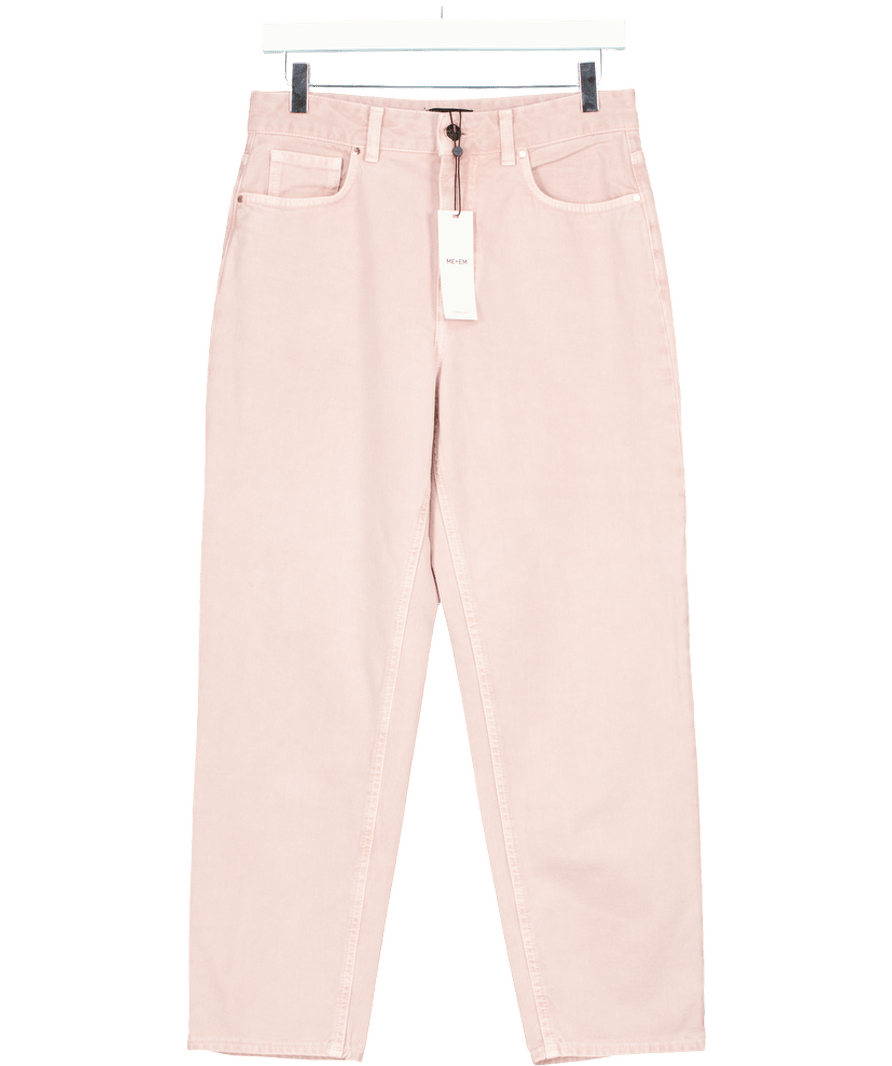 ME + EM Dusted Rose Pink Organic Cotton Crop Jeans W26 - Reliked