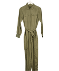 ME + EM Green Super Soft Utility Jumpsuit UK S - Reliked