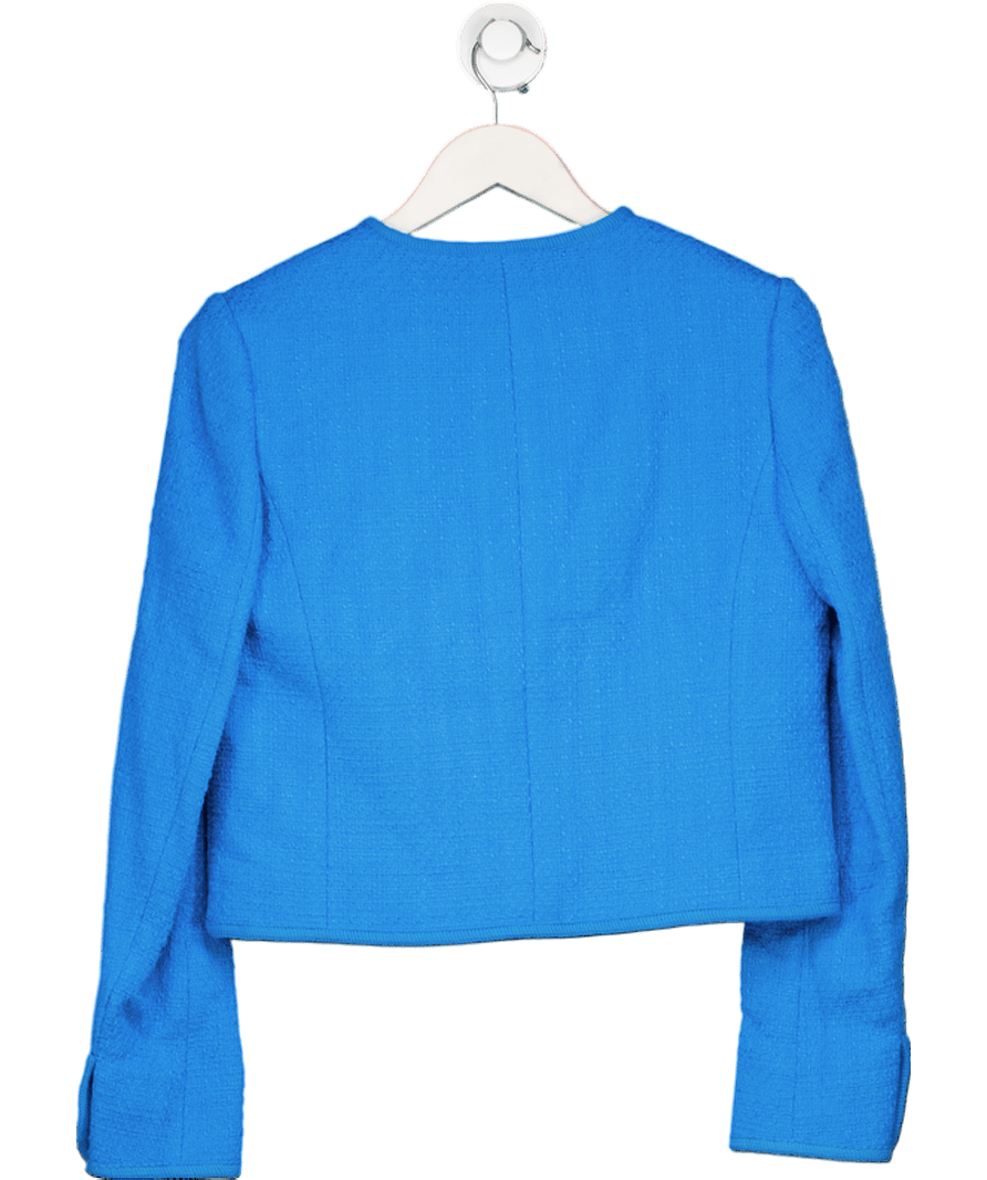 ME + EM Turquoise Blue Italian Tweed Jacket UK 8 - Reliked