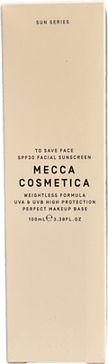 mecca To Save Face Spf30 Facial Sunscreen 100ml - Reliked