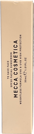 mecca To Save Face Spf30 Facial Sunscreen 30ml - Reliked