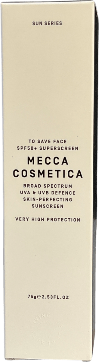 mecca To Save Face Spf50+ Superscreen 75g - Reliked
