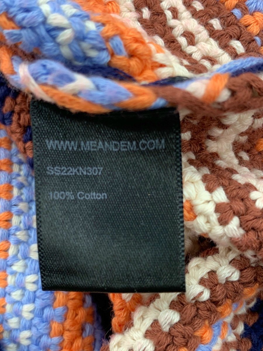 Me+Em Multicolour Striped Cotton Knit Sleeveless Top UK XS - Reliked