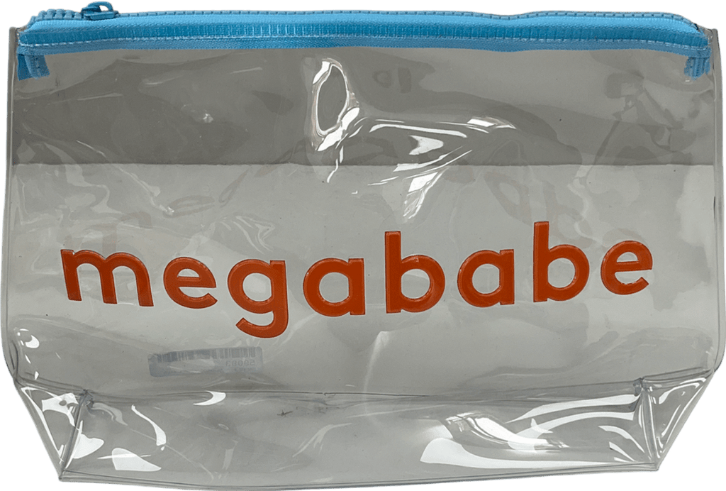 megababe Blue Clear Pouch One Size - Reliked