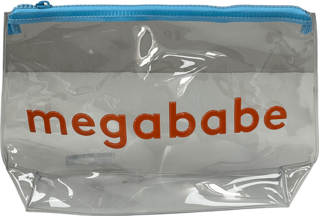 megababe Blue Clear Pouch One Size - Reliked