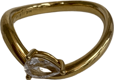 Mejuri 18k gold vermeil Dôme Figure Balance Ring Size 52 - Reliked