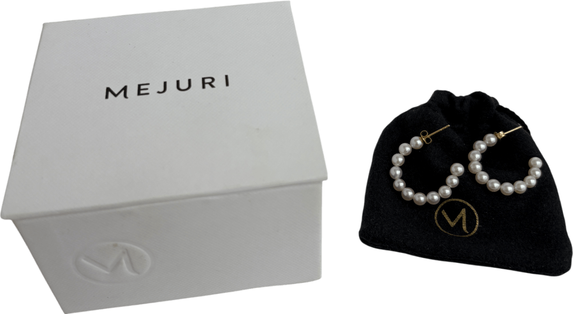 Mejuri 18k Gold Vermeil Pearl Earrings - Reliked