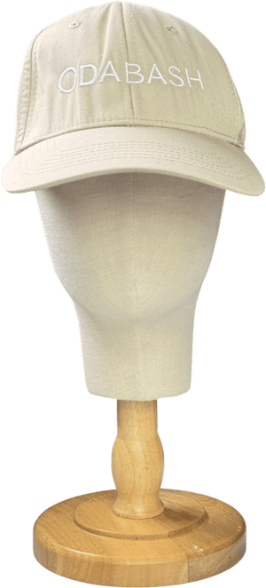 Melissa Odabash Beige Logo Printed Cap One Size