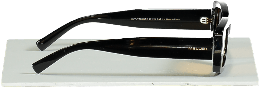 MELLER Black / Orange Kisai Rectangle Sunglasses - Reliked