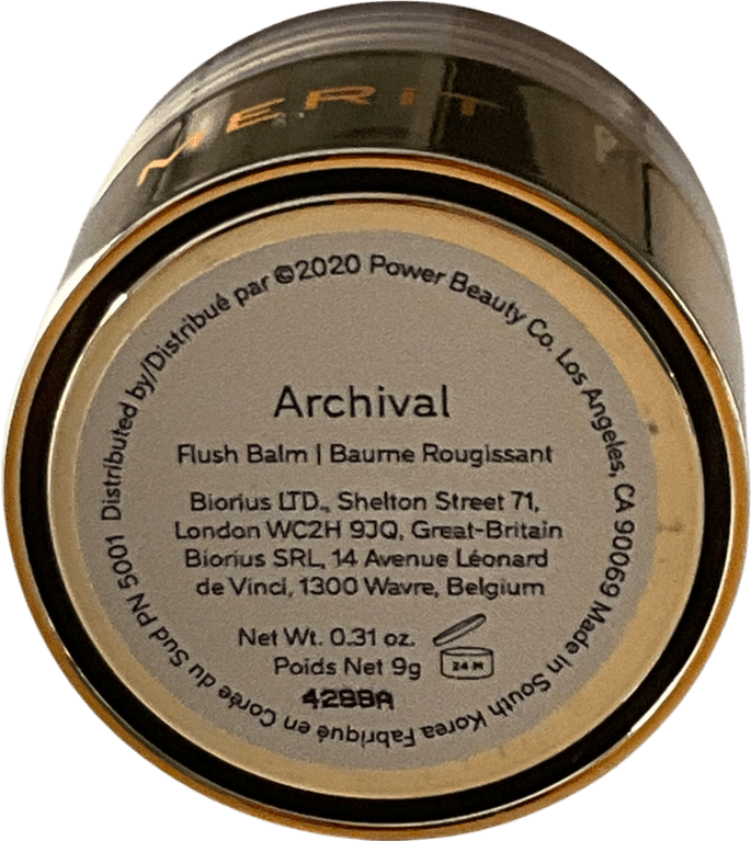 merit Flush Balm Cream Archival 9g - Reliked