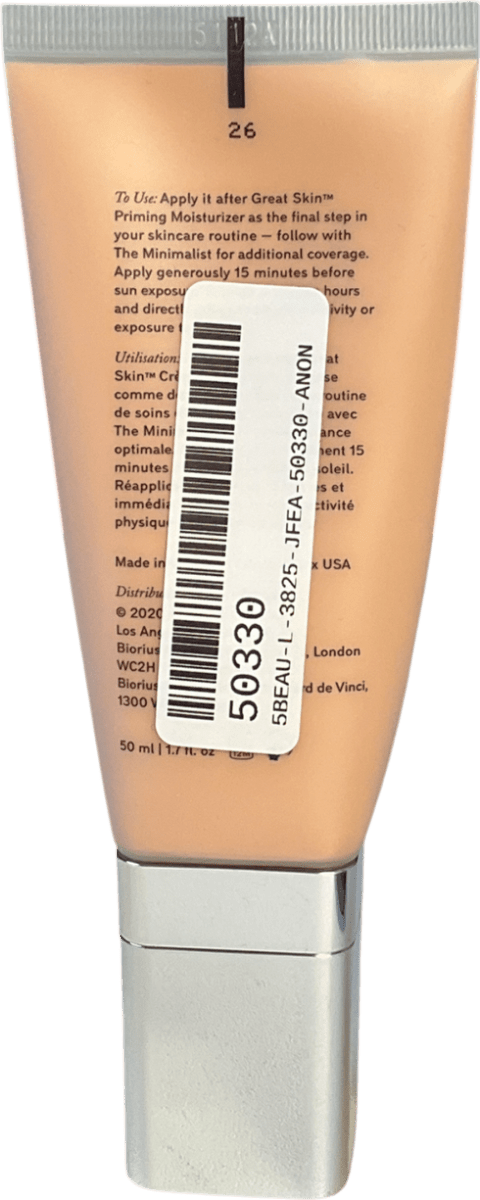 merit The Uniform Tinted Mineral Sunscreen Spf 50 26 50ml - Reliked