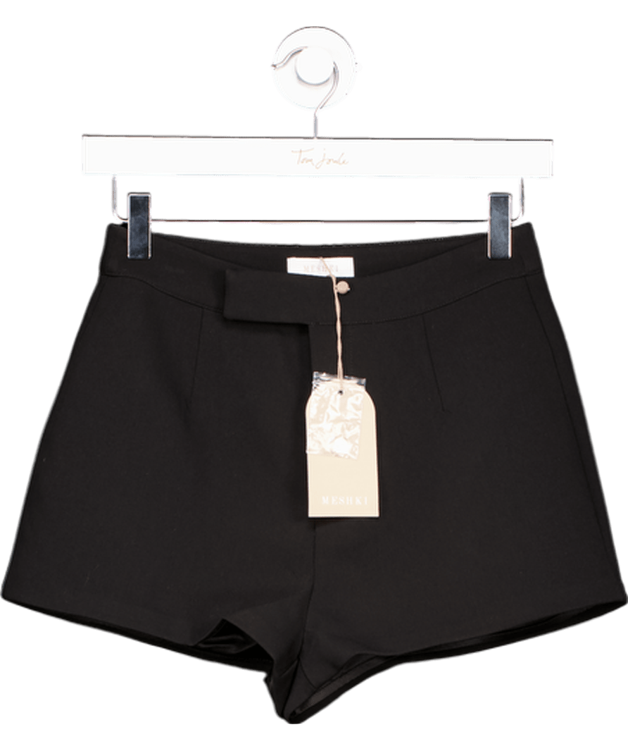 Meshki Black Tailored Shorts UK XS - Reliked