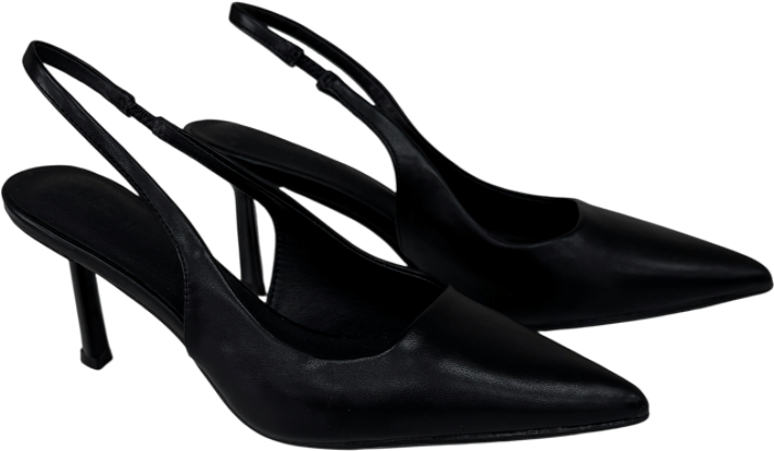 Meshki Dasha Sling Back Heels - Black UK 5 EU 38 👠 - Reliked