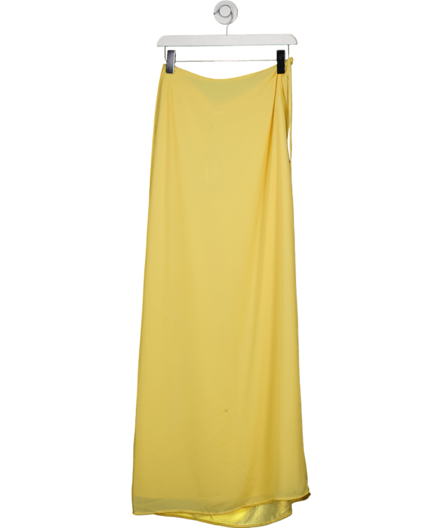 Meshki Katalina Chiffon Maxi Skirt - Butterscotch Yellow UK XS - Reliked