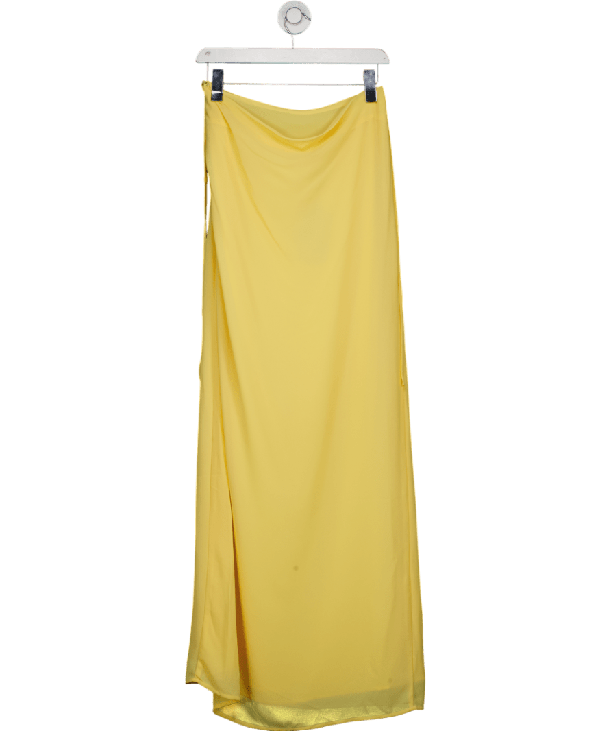 Meshki Katalina Chiffon Maxi Skirt - Butterscotch Yellow UK XS - Reliked