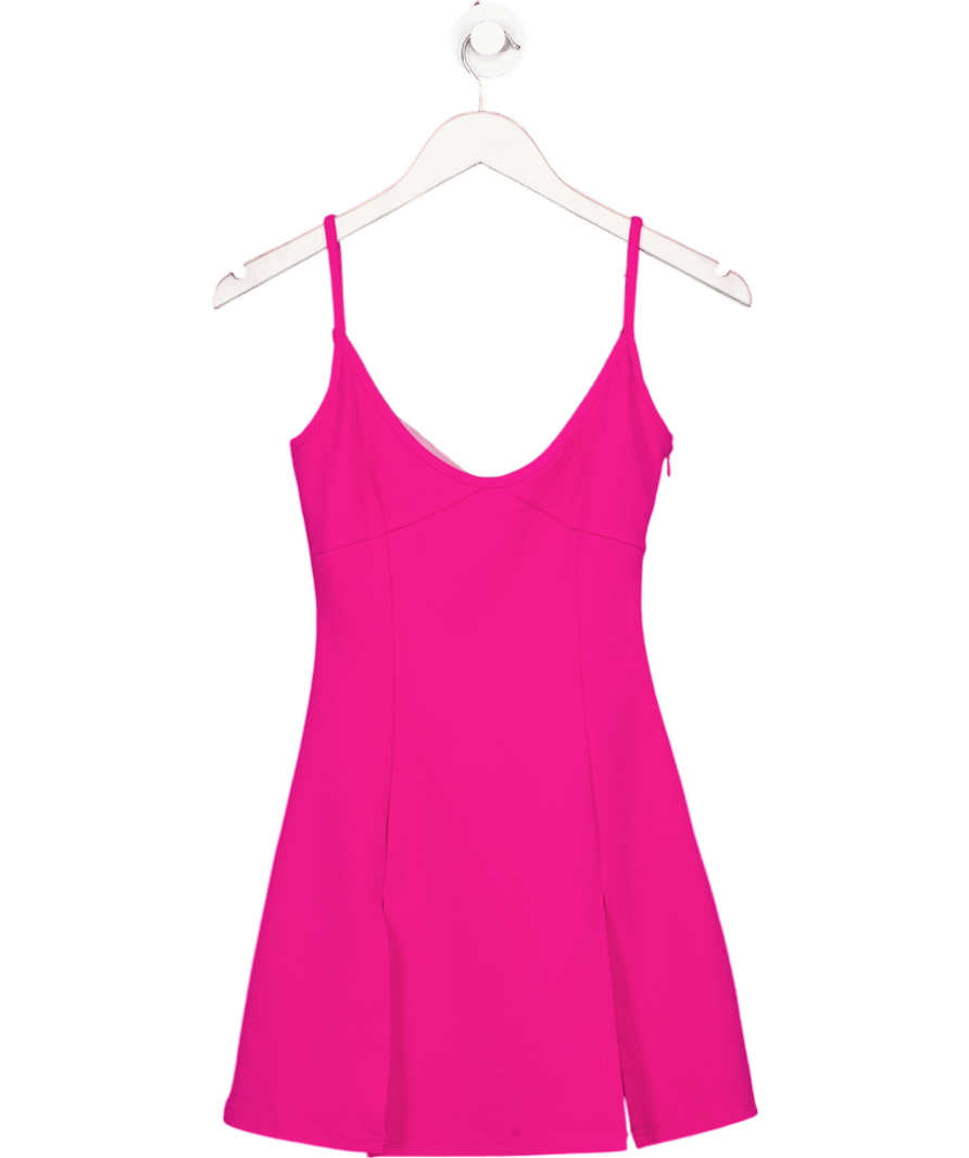 Meshki Pink Crepe Strappy Mini Dress UK XS - Reliked