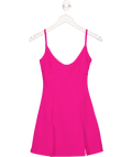 Meshki Pink Crepe Strappy Mini Dress UK XS - Reliked