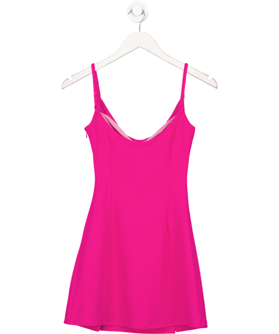 Meshki Pink Crepe Strappy Mini Dress UK XS - Reliked