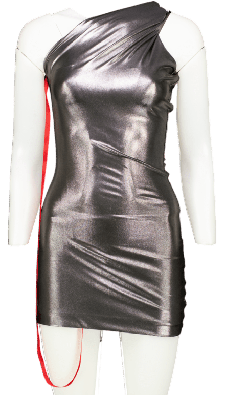 Metallic Coucoo Gagnon Dress UK S - Reliked