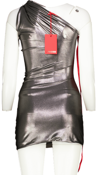 Metallic Coucoo Gagnon Dress UK S - Reliked