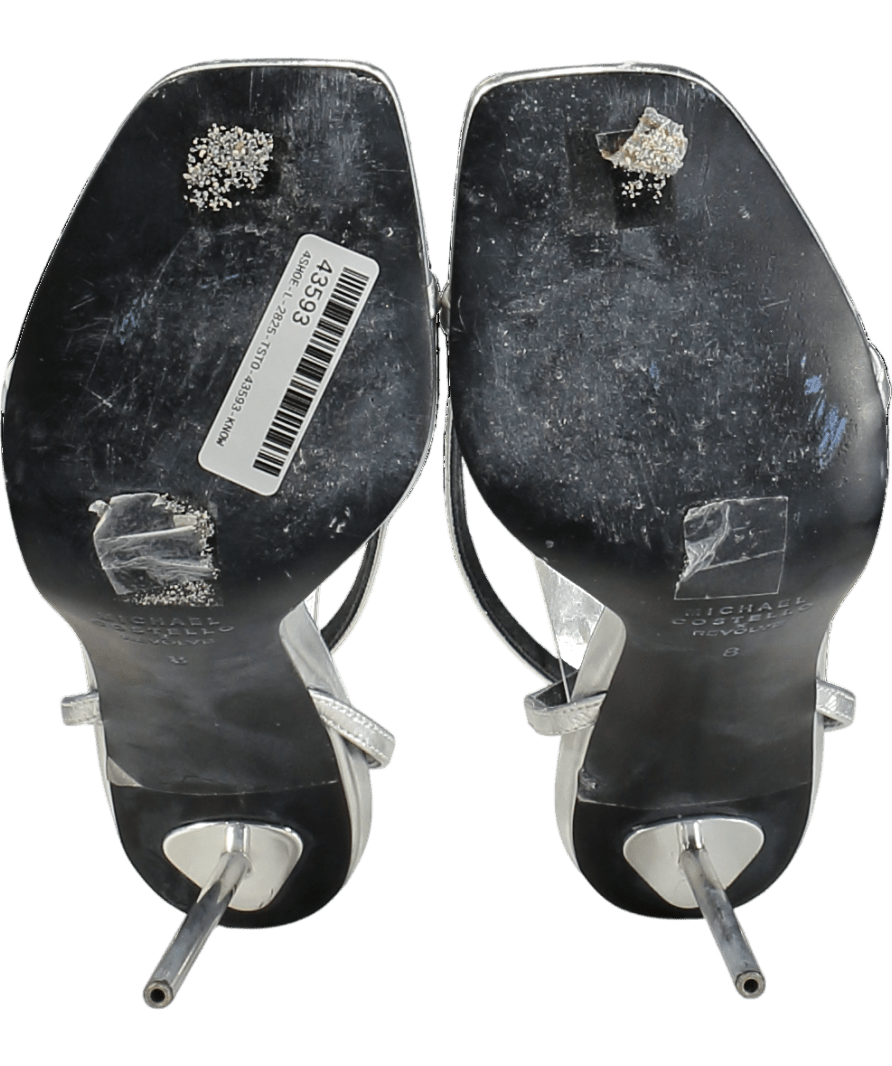 Michael Costello Metallic X Revolve Esther Heels UK 8 EU 41 👠 - Reliked