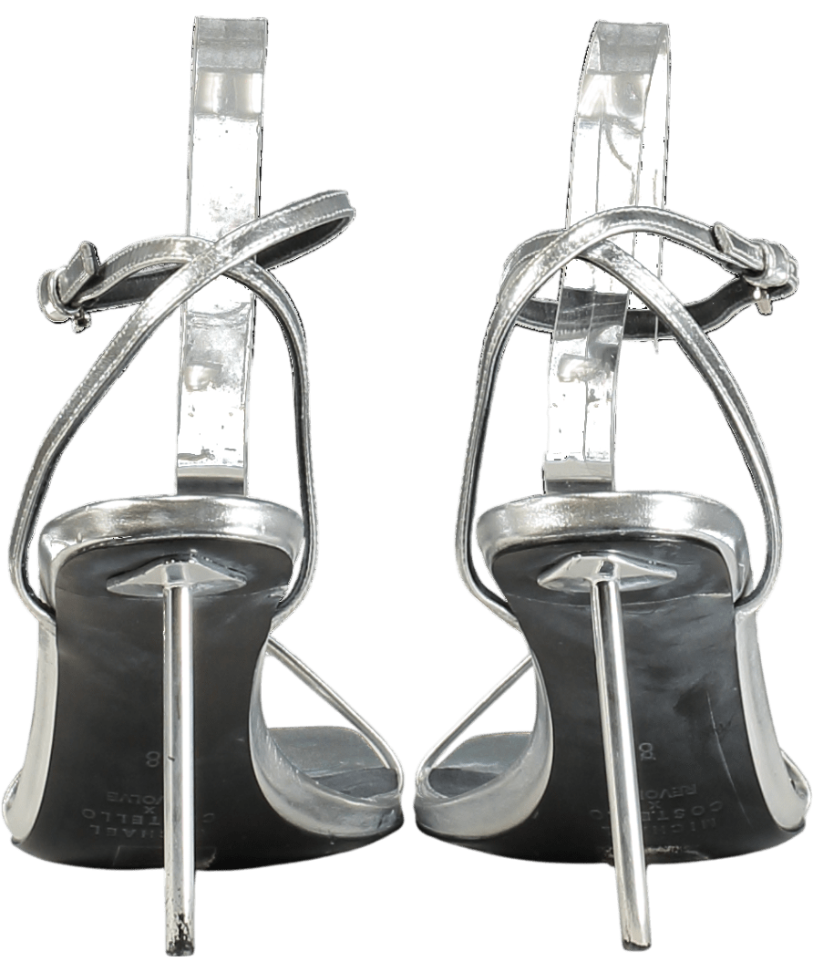 Michael Costello Metallic X Revolve Esther Heels UK 8 EU 41 👠 - Reliked