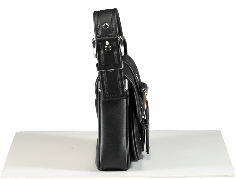 Michael Kors Black Colby Medium Leather Shoulder Bag - Reliked