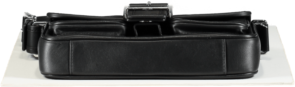 Michael Kors Black Colby Medium Leather Shoulder Bag - Reliked