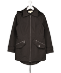 Michael Kors Black Hooded Jacket UK S - Reliked